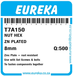 T7A150 - Hex Nut -T7A150_Label_T